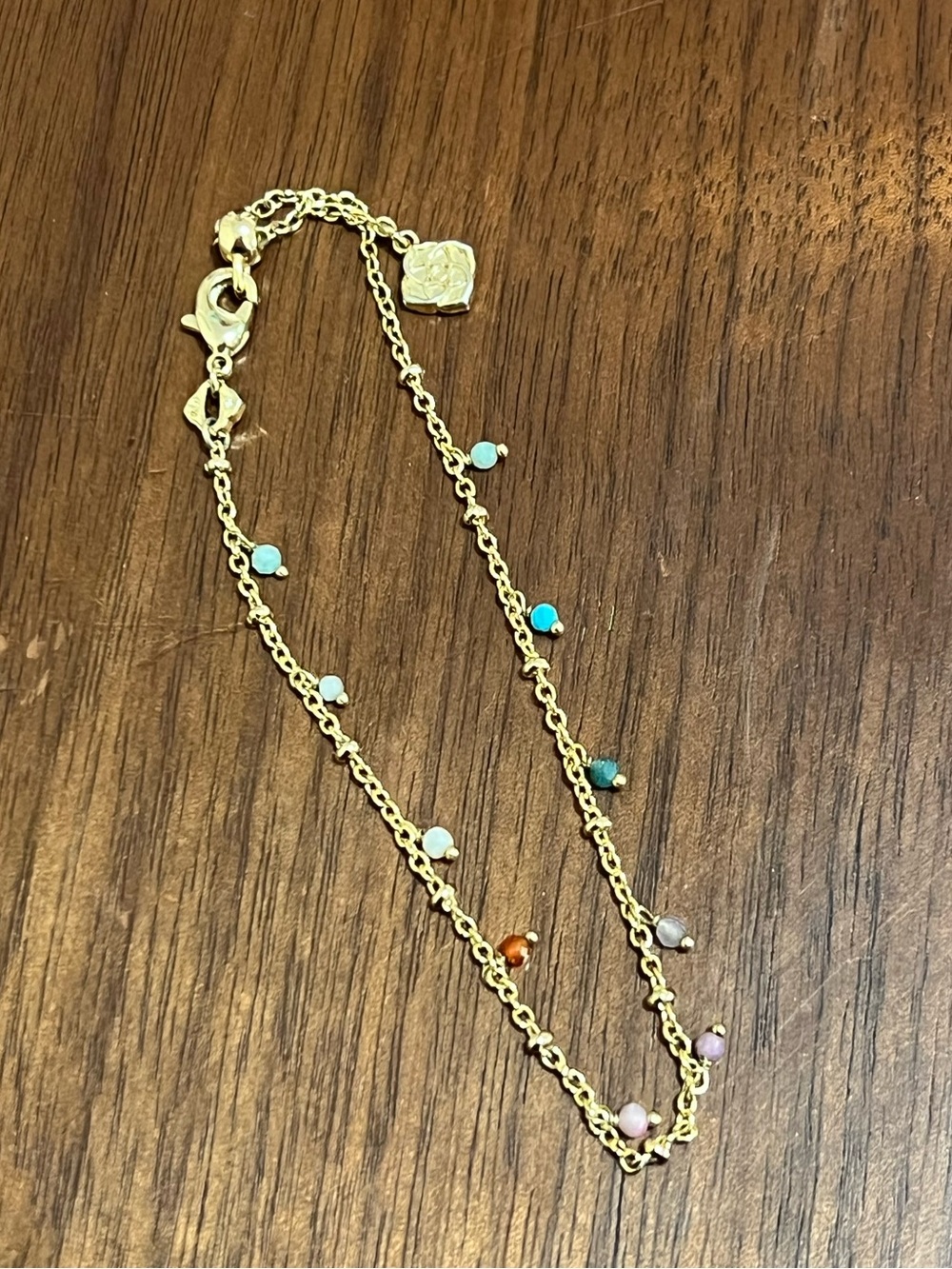 Kendra Scott Gold Camry Rainbow Bracelet